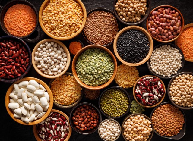 dried beans, lentils and legumes