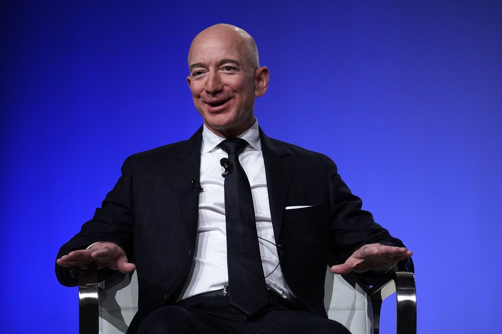 Amazon mogul Jeff Bezos, 59, in September 2018.