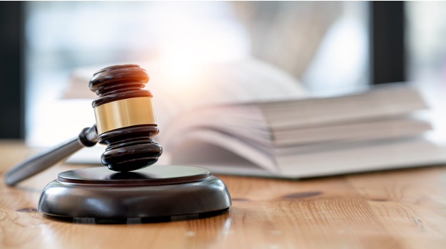 Gavel on the table