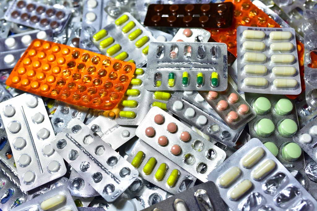 Stock image of dietary supplements.