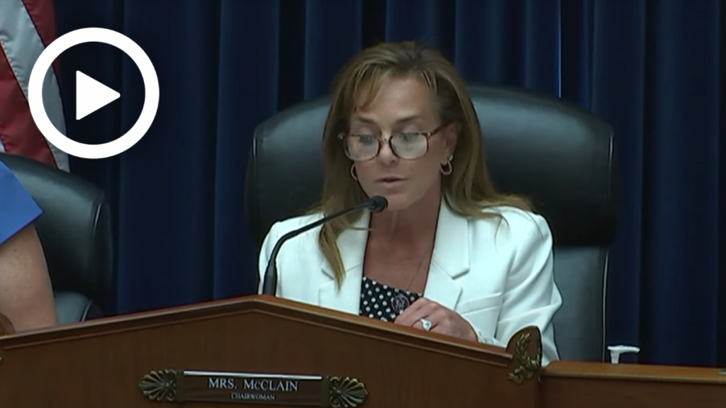 McClain opens hearing on expanding health benefits to DACA beneficiaries - US House Committee on Oversight and Accountability